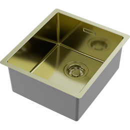 Кухонная мойка Omoikiri Tadzava 39-U/I-LG 4993262, светлое золото, Цвет производителя: светлое золото фото 