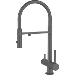 Смеситель для кухни Iddis Ace ACEBLFFi05, черный матовый фото 