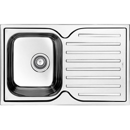 Кухонная мойка Iddis Strit STR78SDi77S 0,8 мм, сталь фото 