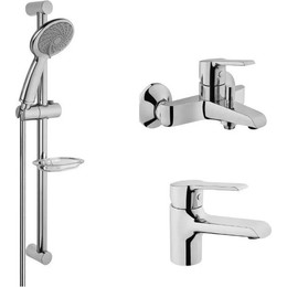 Набор смесителей 3 в 1 для ванны Vitra Dynamic S A49152EXP фото 