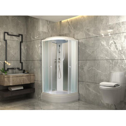 Душевая кабина Parly Effect 90х90 см EFM921, белый/матовое фото 