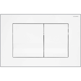 Кнопка смыва Azario AZ-001.01, белый глянцевый фото 