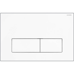 Кнопка смыва Azario AZ-015.01, белый глянцевый фото 