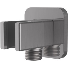 Шланговое подсоединение с держателем Vincea VSC-32GM, вороненная сталь фото 