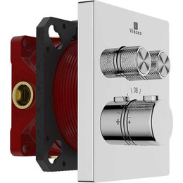 Смеситель для душа с термостатом Vincea VSCV-321T-MCH (со скрытой частью) фото 