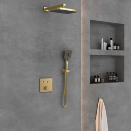 Душевая система для душа Vincea VSFW-4211BG, золото фото 