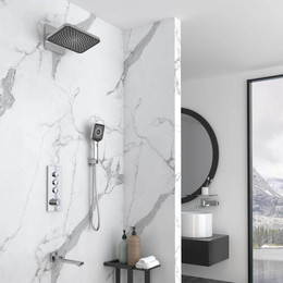 Душевая система для ванны с термостатом Vincea VSFW-433TI4CH фото 