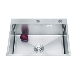 Кухонная мойка Azario Mia 0.8 мм AZS5050M, Цвет производителя: нержавеющая сталь фото 