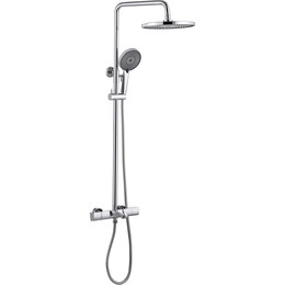 Душевая стойка с термостатом Abber Thermostat AF8516, Цвет производителя: хром фото 