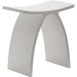 Стул для душевых кабин Abber Stein AS1639, белый матовый фото 