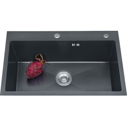 Кухонная мойка Azario Mia 0.8 мм AZB6050M, оружейная сталь, Цвет производителя: оружейная сталь фото 