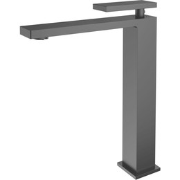 Смеситель для раковины высокий Vincea Dice VBF-2DS2MB, чёрный фото 