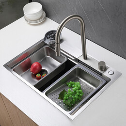 Кухонная мойка Abber Wasser Kreis AF2194SP, сатин, Цвет производителя: сатин фото 