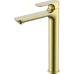 Смеситель для раковины высокий Raglo R03.15.03, золотой сатин фото 