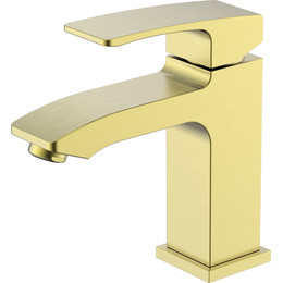 Смеситель для раковины Raglo R01.10.03, золотой сатин фото 