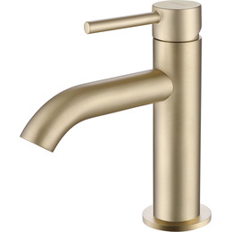 Смеситель для раковины Abber Wasser Kreis AF8110G, золото матовый, Цвет производителя: золото матовое фото 