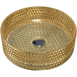 Раковина-чаша Vincea 40 см VBS-5GL05, золото фото 