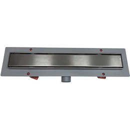 Трап Veconi Klasik 85 см V850KGR (под плитку) графит, Цвет производителя: графит, Размер трапа: 850 фото 