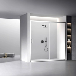 Душевая дверь Veconi Vianno 180 см VN60-180-01-C5, хром/прозрачное фото 