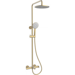 Душевая система для ванны Vincea Rondo VSFS-1R1BG, брашированное золото фото 