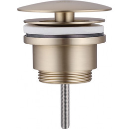 Донный клапан Abber AF0012G, золото матовое фото 