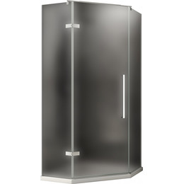 Душевое ограждение Abber Ewiges Wasser 80х80 см AG05080M, черный/матовое фото 