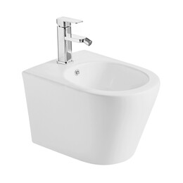 Биде подвесное Abber Bequem AC1151MW, белый матовый фото 