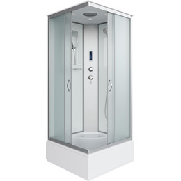 Душевая кабина Niagara Classic 90x90 см NG-1108-14P, серебро/матовое (безсиликоновая сборка) фото 