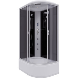 Гидробокс Niagara Classic 120x80 см NG-2510-14LF, серебро/тонированное (безсиликоновая сборка) фото 