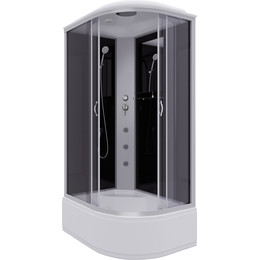 Гидробокс Niagara Classic 120x80 см NG-2510-14LG, серебро/тонированное (безсиликоновая сборка) фото 