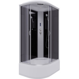 Душевая кабина Niagara Classic 120x80 см NG-2510-14RP, серебро/тонированное (безсиликоновая сборка) фото 
