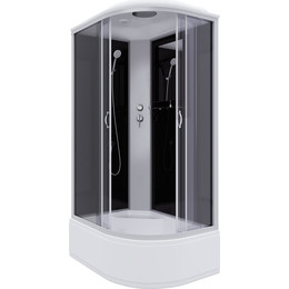 Душевая кабина Niagara Classic 120x80 см NG-2510-14L, серебро/тонированное (безсиликоновая сборка) фото 