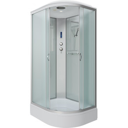 Душевая кабина Niagara Classic 100x80 см NG-33084-14LP, серебро/матовое (безсиликоновая сборка) фото 