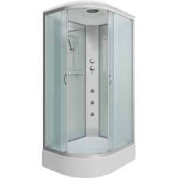 Гидробокс Niagara Classic 100x80 см NG-33084-14RG, серебро/матовое фото 