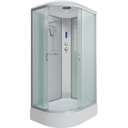 Душевая кабина Niagara Classic 110x80 см NG-33184-14RP, серебро/матовое (безсиликоновая сборка) фото 