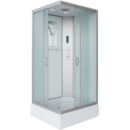 Душевая кабина Niagara Classic 90x70 см NG-33974-14QP, серебро/матовое (безсиликоновая сборка) фото 
