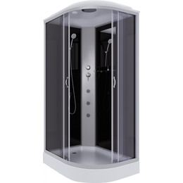 Гидробокс Niagara Classic 120x80 см NG-3512-14LG, серебро/тонированное фото 
