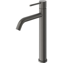 Смеситель для раковины высокий Cezares RELAX-LC1-GM-W0, оружейная сталь, Цвет производителя: оружейная сталь фото 