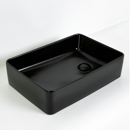 Раковина-чаша CeramaLux NC 50 см 6250MB, черный матовый фото 