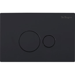 Кнопка смыва BelBagno BB084NERO, чёрный матовый фото 