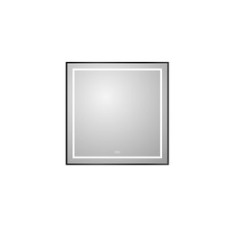 Зеркало BelBagno 80x80 см SPC-KRAFT-800-800-LED-TCH-WARM-NERO фото 
