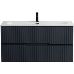 Тумба подвесная с раковиной Cezares DUET-N-1000-2C-SO-GR-P 100 см (раковина CZR-8073-100) grafito фото 