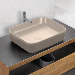 Раковина-чаша Vincea 50 см VBS-105MC, капучино матовый фото 