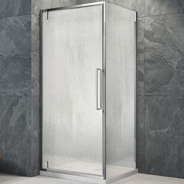 Душевое ограждение Veconi Rovigo 100x70 см RV033R-70100-06-C7, хром/матовое фото 