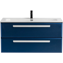 Тумба подвесная с раковиной Cezares ECO-CER-N-1000-2C-SO-SPF-P 100 см (раковина CZR-8073-100) sapfiro фото 