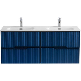 Тумба подвесная с раковиной Cezares DUET-N-1200-4C-SO-2-SPF-P 120 см (раковина CZR-8095-120-2) sapfiro фото 