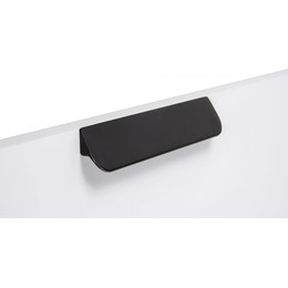 Ручка для мебельной тумбы Cezares Eco 15 см RS156BL.3/96 (1 шт) чёрный матовый фото 