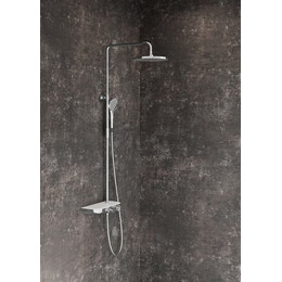 Душевая стойка с термостатом Ravak Termo 300 TE 094.01/150 X070161, хром/белый фото 