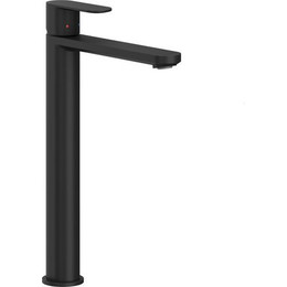 Смеситель для раковины высокий Ravak CR II 015.20BL X070459, чёрный фото 