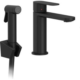 Смеситель для раковины Ravak CR II 112.20BL X070462, чёрный фото 